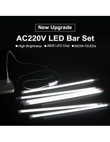 Твърда LED лента за дискретно осветление под шкаф
