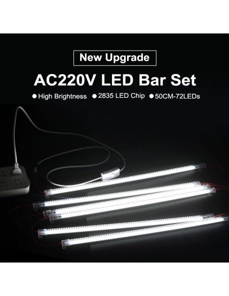 Твърда LED лента за дискретно осветление под шкаф