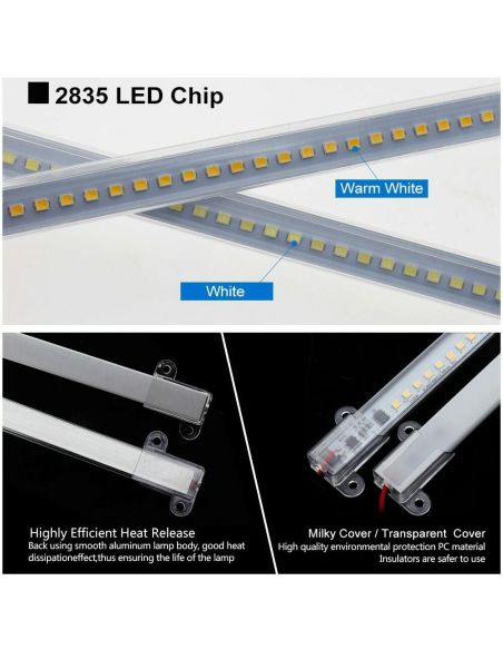 Твърда LED лента за дискретно осветление под шкаф