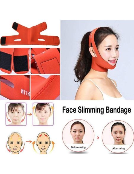 Лифт лента за лице, повдигане и премахване на двойна брадичка FACE LIFT UP BELT