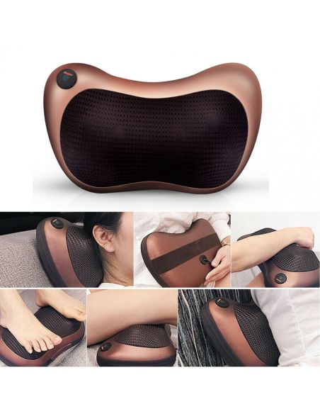 Магнитна масажираща възглавница Шиацу масаж за гръб, врат и рамене Massage Pillow