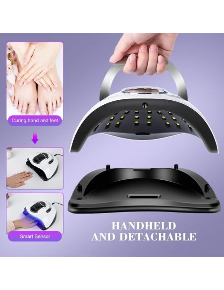 Професионална UV/LED лампа за маникюр, Sun X11 Max - 280W с 66 LED