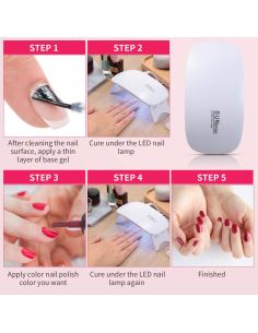 SUN Mini UV/LED – Лампа за маникюр с USB захранване 2