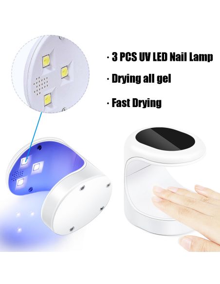 Мини лед лампа за маникюр 16W UV LED