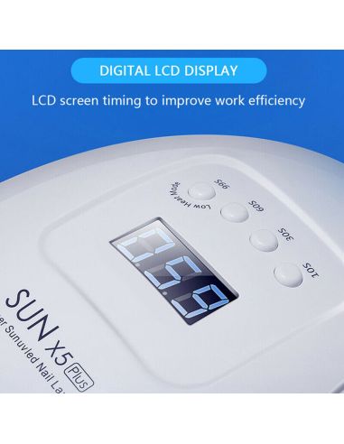 UV ЛЕД лампа за гел лак, маникюр SUN X5 PLUS