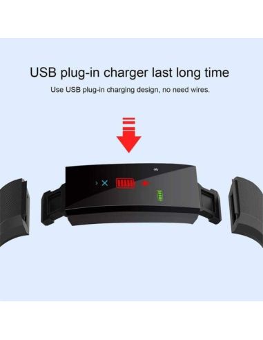 Фитнес гривна Fitness Tracker с часовник