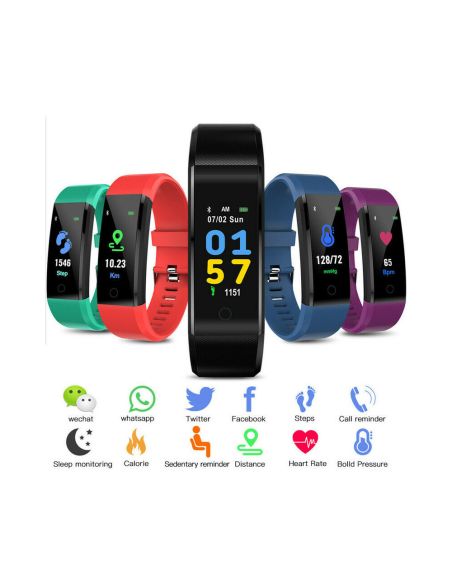 Фитнес гривна Fitness Tracker с часовник