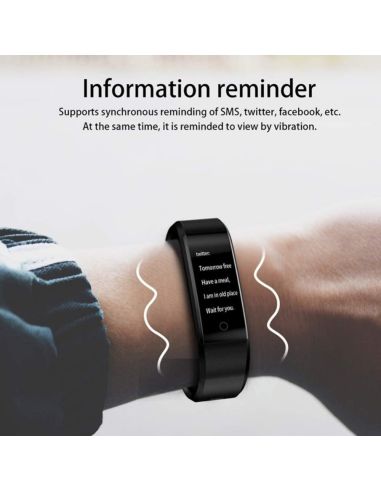 Фитнес гривна Fitness Tracker с часовник
