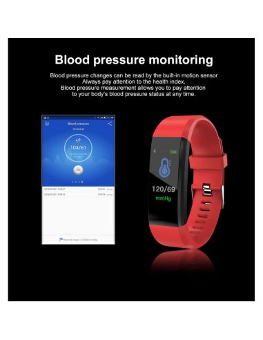 Фитнес гривна Fitness Tracker с часовник