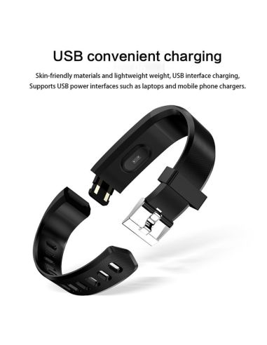 Фитнес гривна Fitness Tracker с часовник
