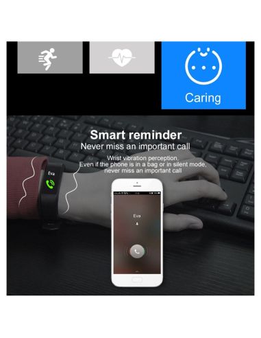 Фитнес гривна Fitness Tracker с часовник