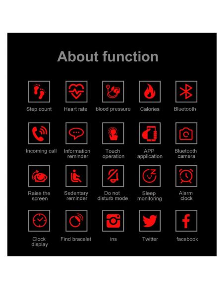 Фитнес гривна Fitness Tracker с часовник