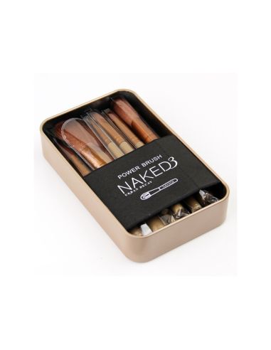 Комплект качествени 12 четки за грим и сенки NAKED3 Urban Decay