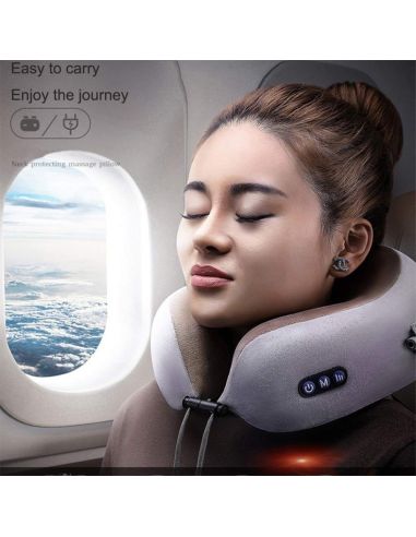 Масажираща възглавница за пътуване и почивка U-pillow