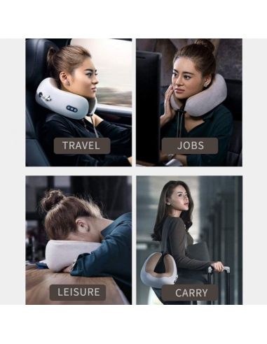 Масажираща възглавница за пътуване и почивка U-pillow
