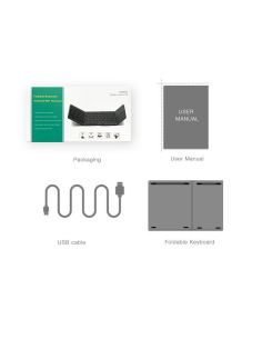 Безжична сгъваема клавиатура със сензорен панел за IOS Android Samsung Windows Ipad Tablet Notebook