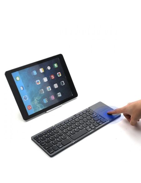 Безжична сгъваема клавиатура със сензорен панел за IOS Android Samsung Windows Ipad Tablet Notebook