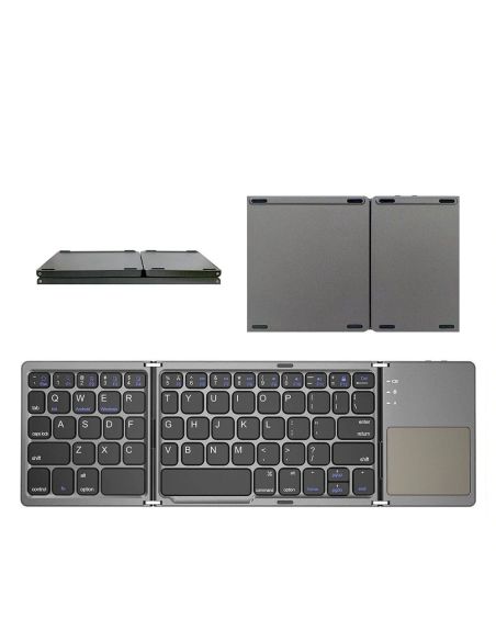 Безжична сгъваема клавиатура със сензорен панел за IOS Android Samsung Windows Ipad Tablet Notebook