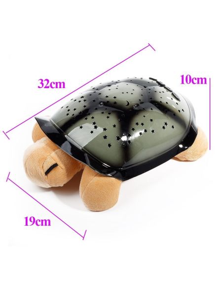 Детска нощна лампа проектираща съзвездия Turtle life, Костенурка
