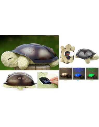 Детска нощна лампа проектираща съзвездия Turtle life, Костенурка