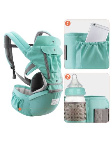 Раница за носене на бебе - кенгуру с различни позиции  от 0 до 36 месеца