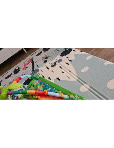 Детски двулицев килим/подложка за игра