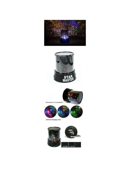 Звездна LED лампа - планетариум Star Master