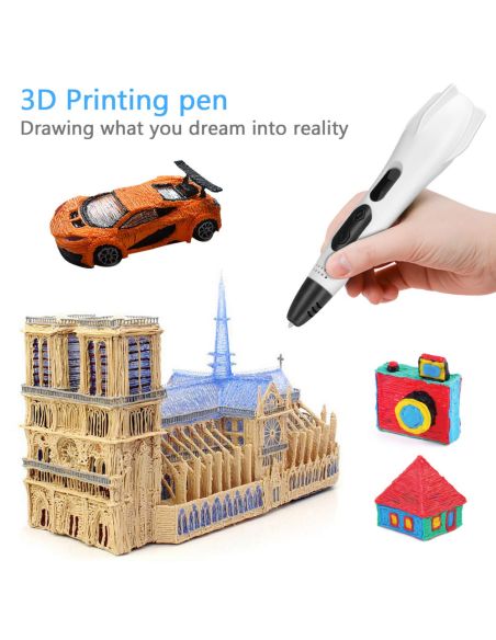 Цветен пълнител за 3D писалка комплект от 12 или 18 цвята