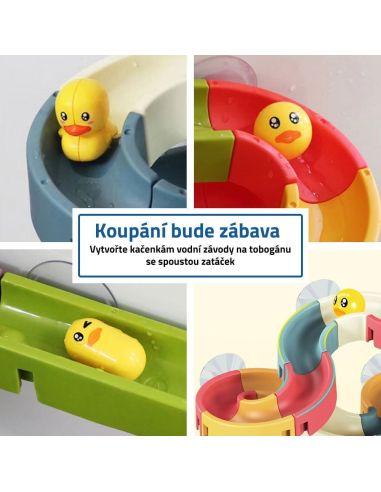 Забавна водна писта за игри в банята