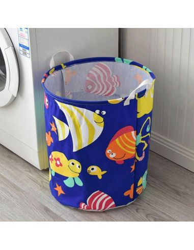 КРЪГЪЛ ДЕТСКИ КОШ ЗА ИГРАЧКИ