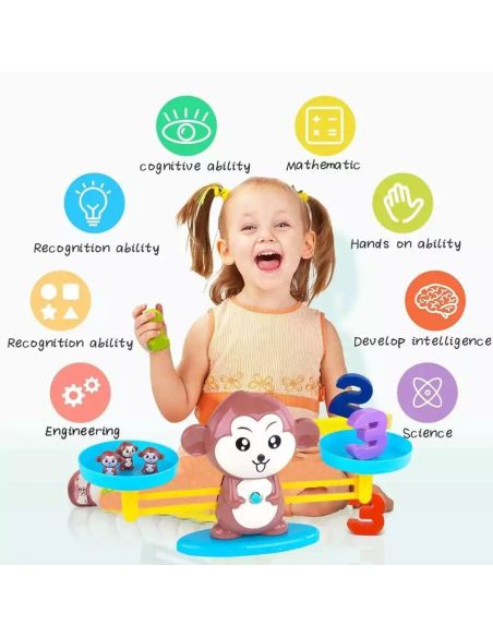 Игра за смятане, игра с цифри, детска везната