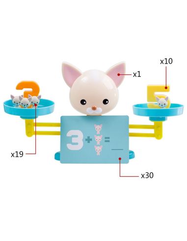 Игра за смятане, игра с цифри, детска везната
