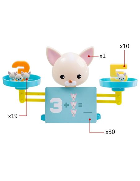 Игра за смятане, игра с цифри, детска везната