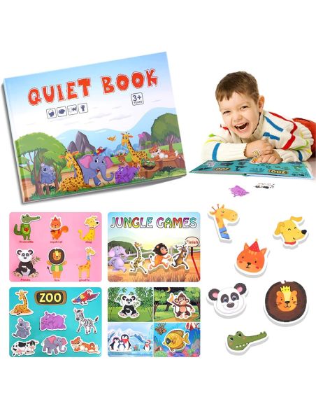 Монтесори книга за деца - QUIET BOOK