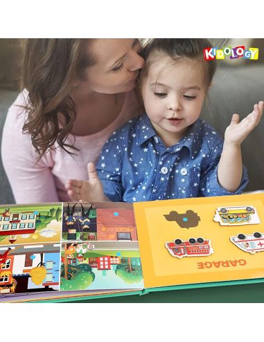Монтесори книга за деца - QUIET BOOK