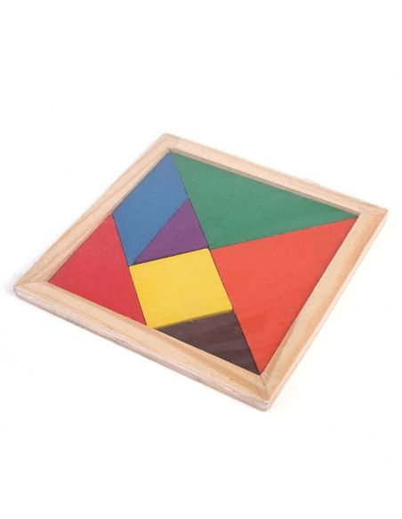Пъзел Tangram, 14.5x14.5x1.4 см, 7 части