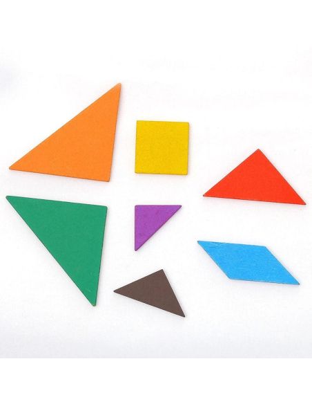 Пъзел Tangram, 14.5x14.5x1.4 см, 7 части