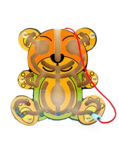 Дървен магнитен лабиринт Tooky Toy