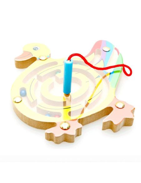 Дървен магнитен лабиринт Tooky Toy