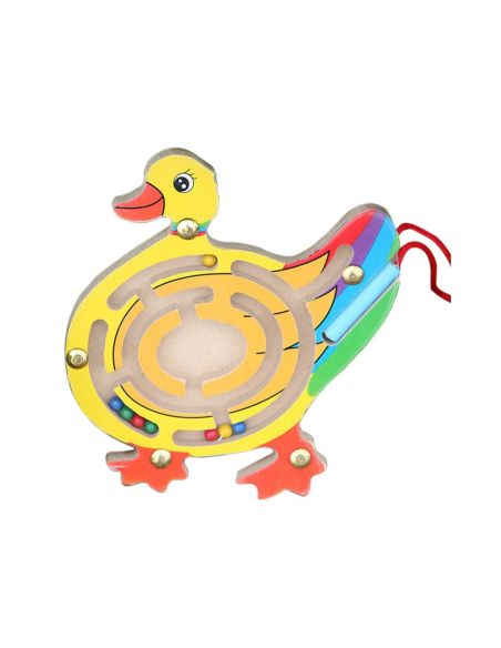 Дървен магнитен лабиринт Tooky Toy