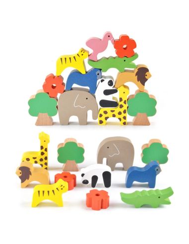 Балансираща везна с животни