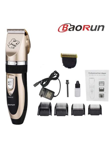 Комплект безжична машинка за подстригване на домашни любимци Baorun