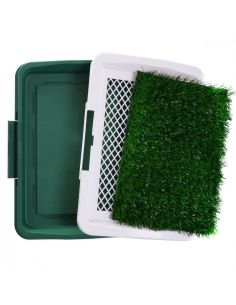 Кучешка тоалетна POTTY PATCH, Решетка и изкуствена трева
