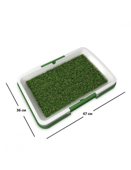 Кучешка тоалетна POTTY PATCH, Решетка и изкуствена трева