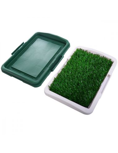 Кучешка тоалетна POTTY PATCH, Решетка и изкуствена трева