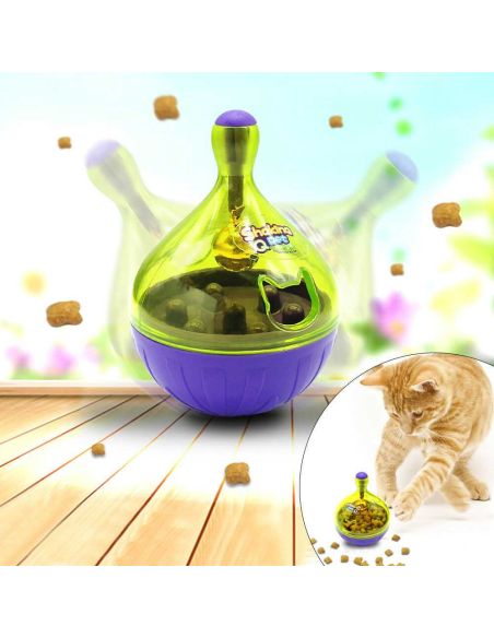 Интерактивна играчка за котки и кучета, пумпал с храна