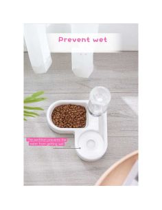 Купичка за храна и вода за кучета и котки - ъглова