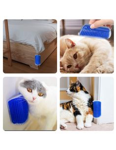 Четка ъглова за котки на котка, масажор