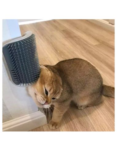 Четка ъглова за котки на котка, масажор