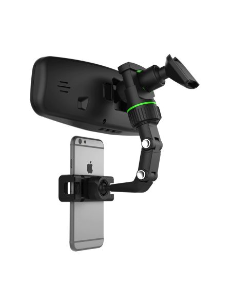 Стойка за телефон Clip Holder за кола с монтаж на огледало за обратно виждане
